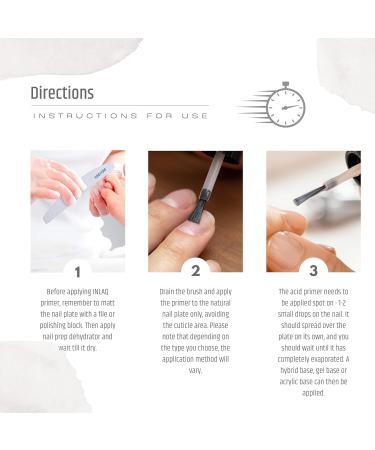 INLAQ HEMA Free Acid Primer for Gel Nails 7ml - Acid Primer Bonding Agent Gel Nails Acrylic Nails Nail Primer - Nail Primer Bonder Base Coat - Buy Online on GoSupps.com