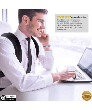 POAGL Posture Corrector for Men | Adjustable Upper Back Brace for Neck, Back, and Shoulder Pain Relief | Clavicle Support Brace for Kyphosis Straightening | Design Patented | Universal Fit | Black - Buy Online on GoSupps.com