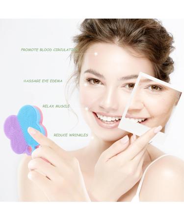 Healvian Facial Cleansing Brush - Exfoliating Silicone Scrubber for Deep Clean Blackhead Removal & Face Massage - Buy Internationally - Buy Online on GoSupps.com