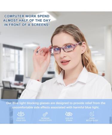 VIDEBLA 5 Pack Blue Light Blocking Reading Glasses for Men & Women - Anti Eyestrain - 1.75 Magnification - Buy Online on GoSupps.com