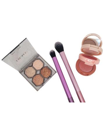 Buy Shimmer Eyeshadow Palette - 4 Long-Wearing Pigmented Shades for Women | Warm Neutrals - 0.14oz - International Shipping Available - Buy Online on GoSupps.com