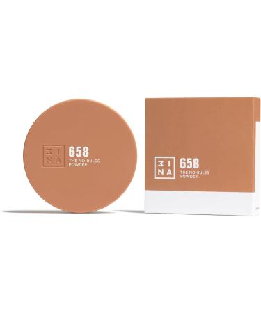  3ina 3INA MAKEUP The No-Rules Powder 658 - Sand - Compact Powder 3 in 1 Sand for Eyes Lips and Face - Powder with Hyaluronic Acid and Ceramide - Lightweight Formula - Vegan - Cruelty Free - Buy Online on GoSupps.com
