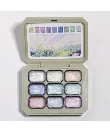Gel Appliquer par Tapotement | Gel pour D grad de Manucure | Palette De Vernis 9 Couleurs Accessoires Pour Peinture D'Ongles Et Manucure Destin s Aux Professionnels De Mariage D butantes - Buy Online on GoSupps.com