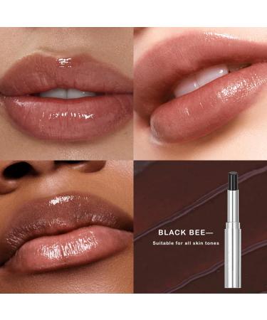2PCS Honeynoir-Pink Honey Lipstick Moisturizing Lip Color Nourishing Lip Balm Honey Noir Lipstick Suitable for All Skin Tones Natural Lip Care Long-Lasting Moisturization Non-Sticky Black+Pink - Buy Online on GoSupps.com