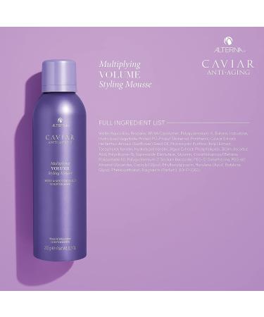 Alterna Caviar Anti-Aging Volume Styling Mousse 8.2 oz | Fine Thin Hair | Medium Hold | Sulfate-Free - Buy Online on GoSupps.com