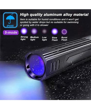 HUHKOUAE Wood's Lamp pet cat dog Wood's Black light Flashlight cat Ringworm Detector Doctor Pet Urine Detector for Analyzing Skin Dog Cat Care Bed Bug Inspect. - Buy Online on GoSupps.com