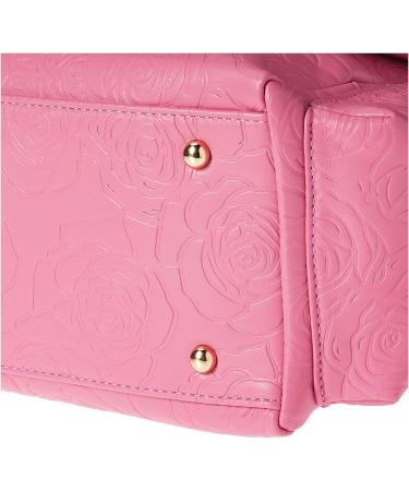 Leather Crossbody Baby Diaper Bag | Multifunctional Baby Bags for Moms & Dads | Bubble Gum Pink - Rose - Buy Online on GoSupps.com