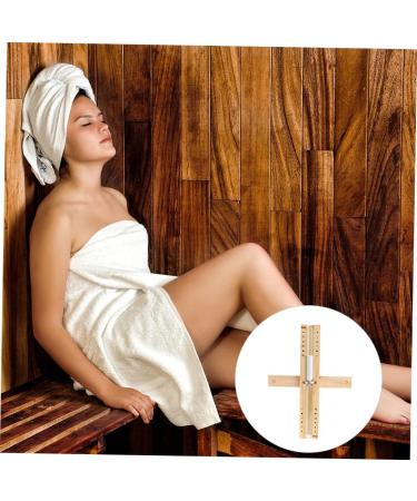 Yardwe 15-Minute Rotating Sauna Clock - Wooden Hourglass Sand Timer for Bathroom & Spa - International Shipping Available - Buy Online on GoSupps.com