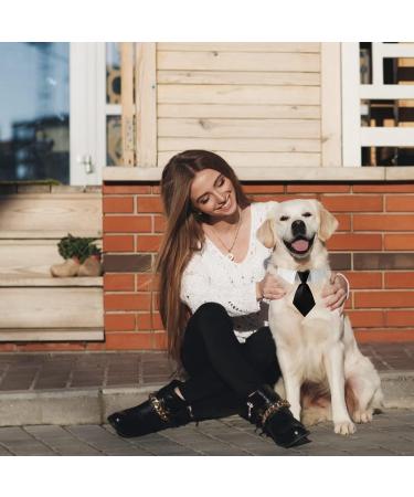 Buy Hacraho Dog Tie - Adjustable Smoking Neck Band Collar with Quick Lock Buckle (L) | International Shipping Available - Buy Online on GoSupps.com