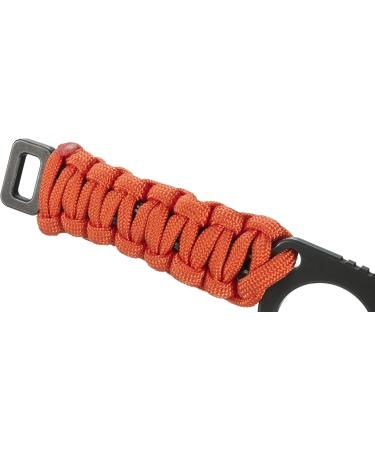 CRKT Capflying Knife EDC | Solid Blade Drop Point Knife with Black Stonewash | Orange Handle with Wrapped Cord | International Shipping Available - Buy Online on GoSupps.com