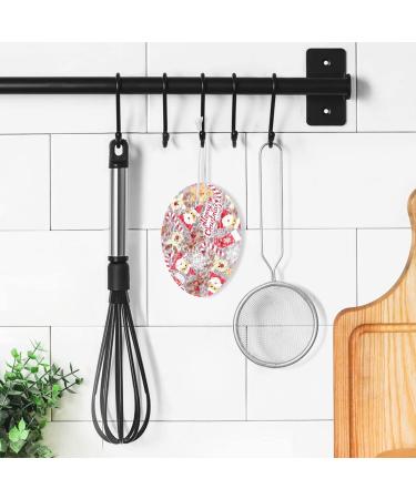 3-Pack Cleaning Kitchen Sponges Oval Santa Claus Kitchen Cellulose Dishwashing Wood Pulp Cotton one sizex3 Santa Claus Pink - Buy Online on GoSupps.com