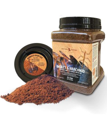 Critters Comfort Insect & Arachnid Habitat Substrate Natural Coconut Fiber 2L Jar - Buy Online on GoSupps.com