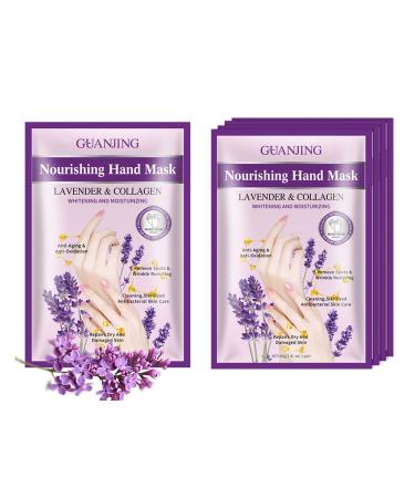 Masque exfoliant pour les mains ultra hydratant la lavande R pare et adoucit intens ment les peaux rugueuses et s ches