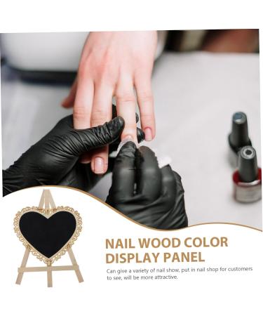 Housoutil 1pc Nail Display Board Wooden Stand Monitor Accessories Detachable Finger Nail Tips Holders Nail Color Chart Stand Manicure Tools Monitor Stands Exhibition Board Sample 26x18cm Assorted Color - Buy Online on GoSupps.com