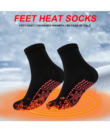 Turmaline Health Socks - Winter Warm Self-Heating Cotton Socks for Outdoor & Hiking | Durable Comfortable Magnetic Massage Therapy - Buy Online on GoSupps.com