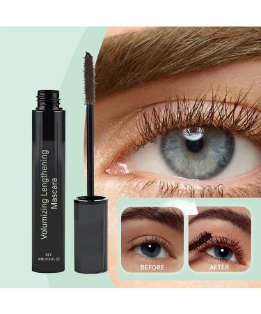  Ceprznvey Volumizing Mascara Lifting Mascara Waterproof Lash Enhancer Long Curl Effect Natural Bold Eye Makeup Look 10ml for Women Girls Home Travel Parties Daily Use Black 1 Piece - Buy Online on GoSupps.com