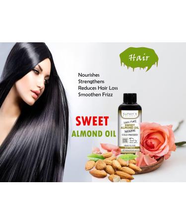 Safah's Natural Cold Pressed Sweet Almond Oil - 100% Pure - 100 ml - Buy Online on GoSupps.com