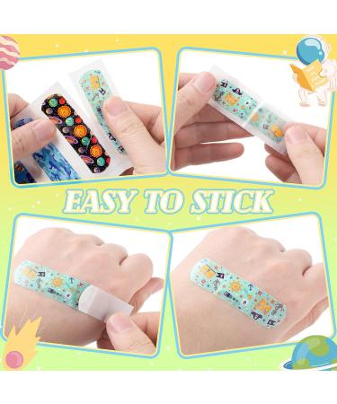 Kids Bandages Bulk - 240 Pcs Cute Cartoon Waterproof Bandages for Boys & Girls | Flexible, Breathable Strips for Children, Toddlers - Funny Designs - Buy Online on GoSupps.com