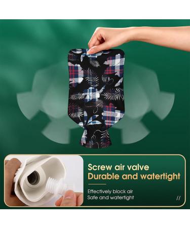 Flower Hot Water Bottle with Plush Cover - Ideal Hand Warmer for Adults & Kids | 26.5x15.3cm - International Shipping Available - Buy Online on GoSupps.com