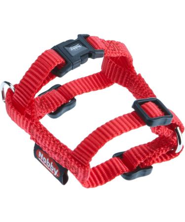 Nobby Classic Red Harness for Dogs - Adjustable Chest 14-20 cm Width 10 mm - Perfect Fit & Comfort - Buy Online on GoSupps.com