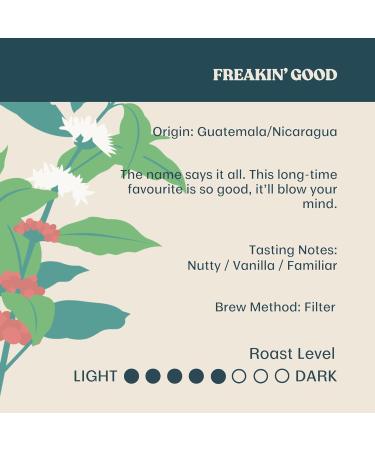 Equator Coffee Roasters Freakin Good Coffee Fair Trade & Organic Coffee Blend Specialty Grade Coffee Beans Locally Roasted Arabica Coffee Ethically Sourced Coffee Gourmet Coffee Experience Freakin' Good 908 g (Pack of 1) - Buy Online on GoSupps.com