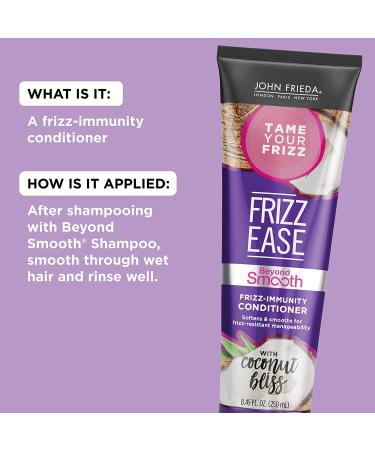 Frizz Ease Beyond Smooth Conditioner 8.45 fl oz - Anti-Frizz & Frizz Immunity - Buy Online on GoSupps.com
