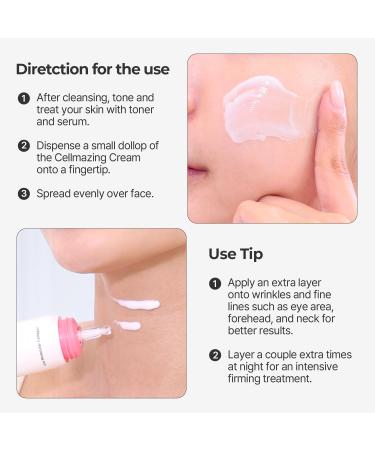 Torriden CELLMAZING Low Molecular Collagen Firming Cream | 5D Collagen Complex for Pore & Wrinkle Reduction | Intense Hydration Non-Greasy Finish | Cruelty Free - 2.02 fl.oz - Buy Online on GoSupps.com