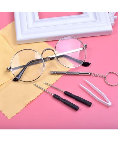 500-Piece Glasses Repair Kit | Mini Screwdriver Nose Pads & Tools for Glasses Sunglasses & Jewelry - Buy Online on GoSupps.com