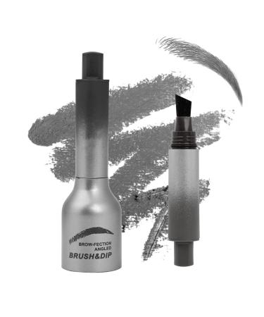 Brow-Fection Angled Brush & Dip-Chocolate Liquid Eyebrow Brush Supreme Eyebrow Brush Eyebrow Tint Waterproof Brow Pen Angled Eye Brow Brush Multi-Purpose Non-Smudged Eyebrow Pen (AUBURN)