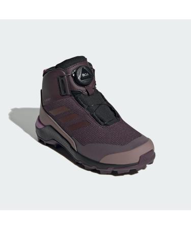 Shop adidas Unisex Kids' Terrex Winter Mid Boa Rain.RDY Hiking Shoes - Size 36 EU | Shadow Maroon & Wonder Red - Buy Online on GoSupps.com