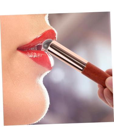 Mikinona Silicone Lip Brush Lipstick Lip Scrub Brush Lip Brush Wand Lip Applicator for Lip Gloss Women Makeup Tools Lip Balm Applicator Makeup Brush Lip Gloss Brush Cosmetics Brush Plastic - Buy Online on GoSupps.com