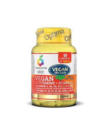 Colours Of Life Colours of Life Colours Of Life 12 Vegan Vitamins & Minerals with Vitamins and Key Minerals 60 g