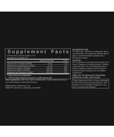 Natural Strawberry Electrolytes Drink Mix - 30 Servings | Hydration Boost for Optimal Performance - Buy Online on GoSupps.com