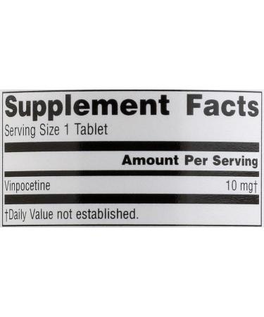 Source Naturals Vinpocetine 10 mg - 120 Tablets for Cognitive Support - Buy Online on GoSupps.com