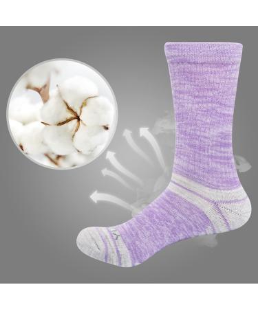 YUEDGE Women's Sports Socks - Anti-Blister Tennis & Training Socks (3 Pairs Size 39-42 Multicolored) Cotton Comfort for Active Lifestyle - Buy Online on GoSupps.com