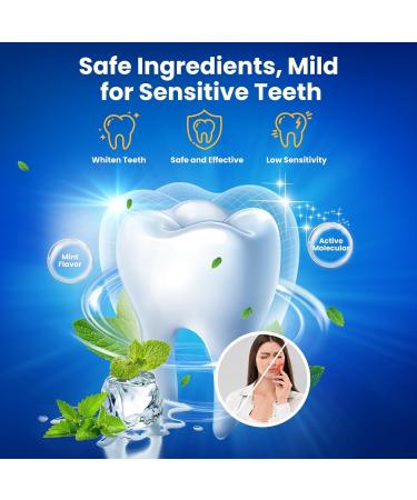 Teeth Whitening Strips Professional Teeth Whitening Strips 14 Packs 28 Pcs at Home Teeth Whitener Safe for Enamel Suit for Sensitive Teeth Tooth Whitening Kits - Buy Online on GoSupps.com