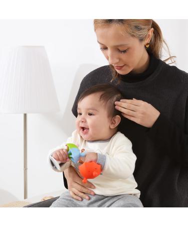 Buy BPA-Free Umbrella Bite Ring for Babies - Silicone Suction Toys for Boys & Girls - Safe Chicken Design - International Shipping Available - Buy Online on GoSupps.com
