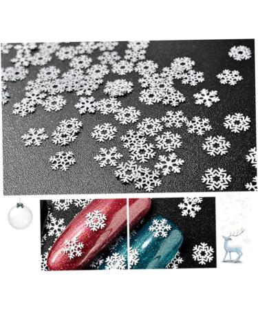 templateSnowflakes Nail Sequins Metal Slices Nail Stickers Decals Nail Art DIY Design - Buy Online on GoSupps.com