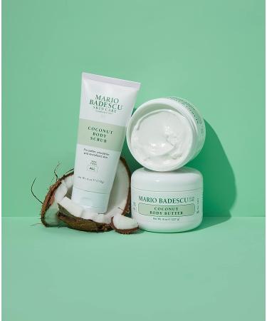 Mario Badescu Coconut Body Butter 8 oz | Shea Butter Moisturizer for Smooth & Radiant Skin - Buy Online on GoSupps.com