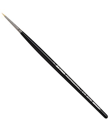 da Vinci Cosmetics Professional Series 45750 - Eyeliner Brush, Pointed Round, Fine Synthetic Fibers - For precise application of humid powder, liquid eyeliner and gel eyeliner.