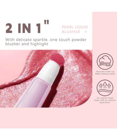 HOSAILY Liquid Blush Beauty Wand - Shimmer Blush Stick for Cheeks - Lightweight and Blendable Face Makeup - 09 - Buy Online on GoSupps.com