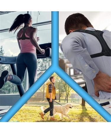 Posture Corrector Back Support Adjustable Back Shoulder Lumbar Brace Belt Posture Corrector for Men and Women Full Moon - Buy Online on GoSupps.com