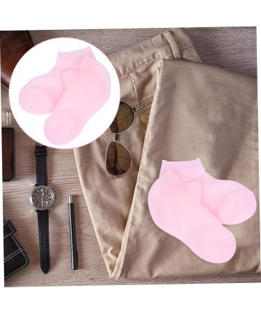 Beaupretty 1 Pair Protective Socks Full Length Mirror Night Socks for Cracked Heels Womens High Heel Spa Gel Socks Moisturising Gloves Women Socks Pink Sebs Miss Heel Socks Moisture - Buy Online on GoSupps.com