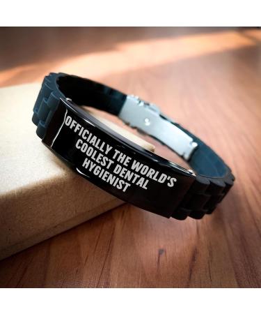 Funny Gifts for Dental Hygienists | Unique Stainless Steel Bracelet for Men - Perfect Father's Day Gift - Buy Online on GoSupps.com