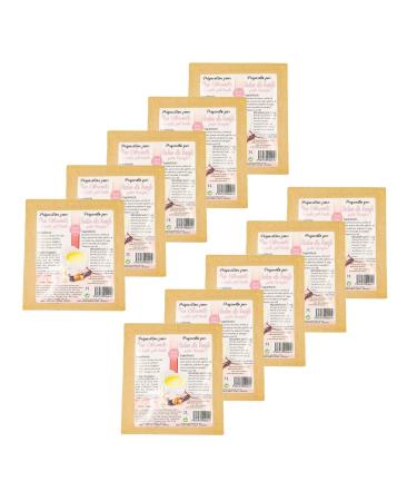 France D lices Pack of 10 Natural Vanilla Flan 50 g Bag