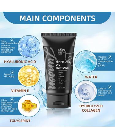 Allony Instant Eye Cream Tightener Eye Tightening Cream Instant Tightening Eye Cream Eye Wrinkle Cream Iinstant Results 30ml*2 - Buy Online on GoSupps.com