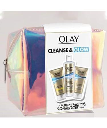 Olay Cleansing Kit: Cleanse Balm 150ml Micellar Water 237ml Daily Polish 150ml - Buy Online on GoSupps.com