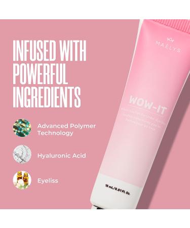 Malys WOW-IT Instant Under Eye Cream - Reduces Puffy Eye Appearance, Moisturizes for Firmer Skin - Buy Online on GoSupps.com