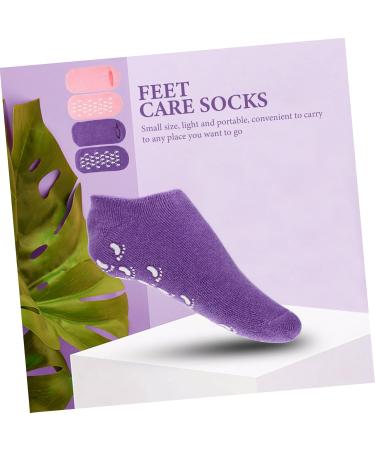 POPETPOP 2 Pairs Gel Socks Gel Lined Socks Moisturizing Socks Cracked Heels My Cart Items Dry Feet Socks Heel Repair Sock Moisturizing Foot Covers Care Vegetable Gel Miss Nursing Cover 22x10x1cm - Buy Online on GoSupps.com