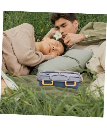 HOLIDYOYO Box Lunch Box Lunch Container Bento Tray Outdoor To Go Cont Student Food Household Pp 8Y4LZ9HMZ3013254NNCONVBL Navy 28.5X19X6.5CM - Buy Online on GoSupps.com